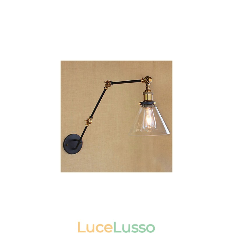 Semplice caratteristica di pittura retrò vintage country per la protezione degli occhi del braccio oscillante Luce ambientale