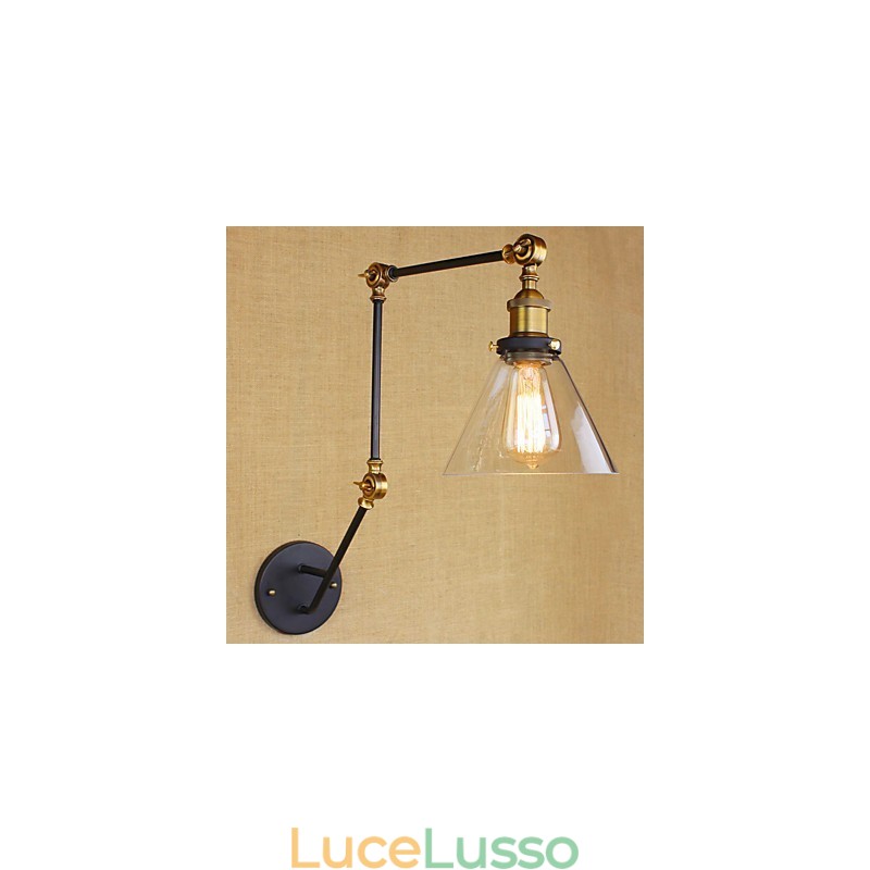 Semplice caratteristica di pittura retrò vintage country per la protezione degli occhi del braccio oscillante Luce ambientale