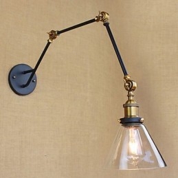 Semplice caratteristica di pittura retrò vintage country per la protezione degli occhi del braccio oscillante Luce ambientale