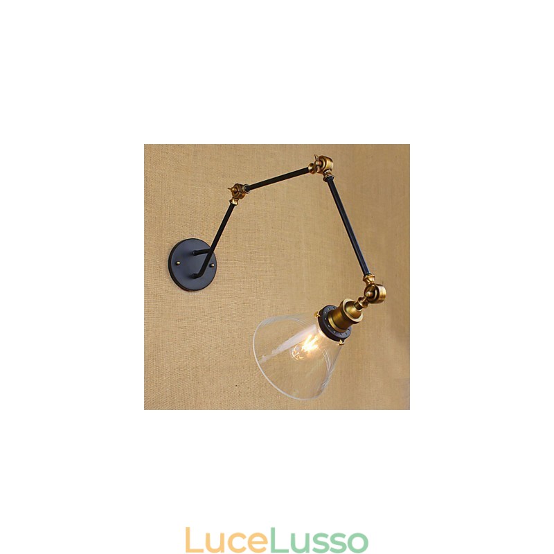 Semplice caratteristica di pittura retrò vintage country per la protezione degli occhi del braccio oscillante Luce ambientale