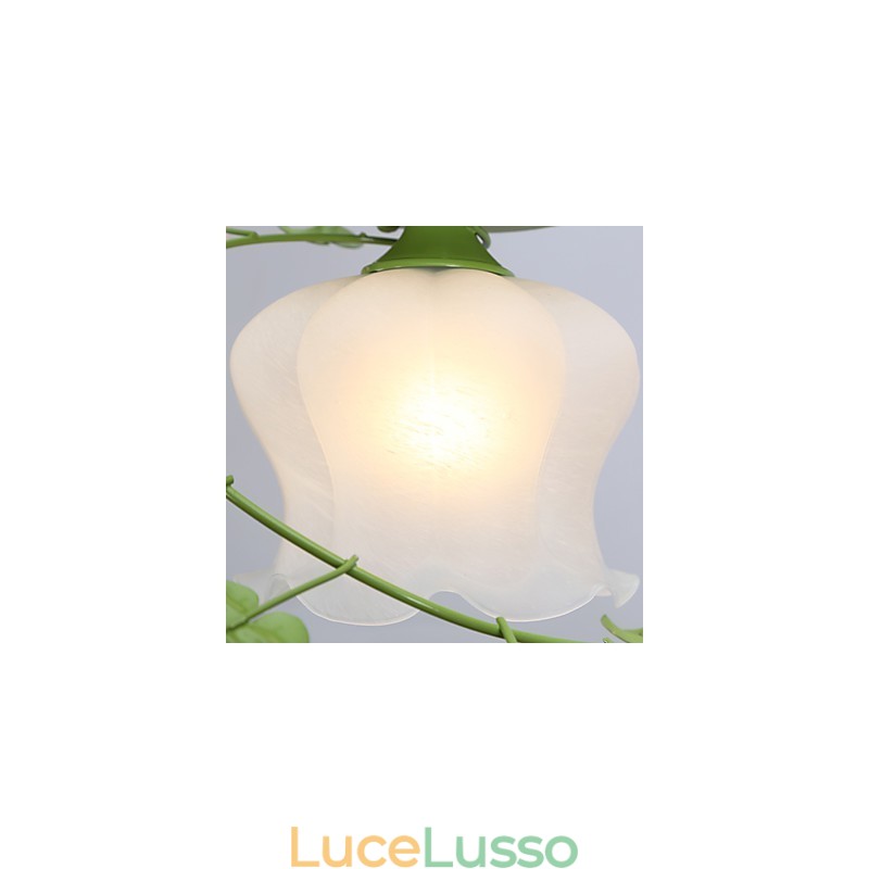San Valentino I fiori e le piante del roseto assorbono la luce della cupola