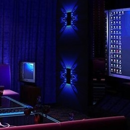 Applique da parete con luce ambientale in stile mini