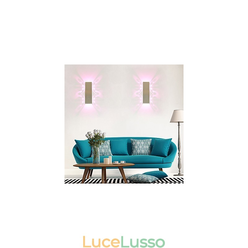 Applique da parete con luce ambientale in stile mini