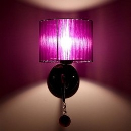 Applique da parete moderne e contemporanee con caratteristica elettroplaccata, luce da parete