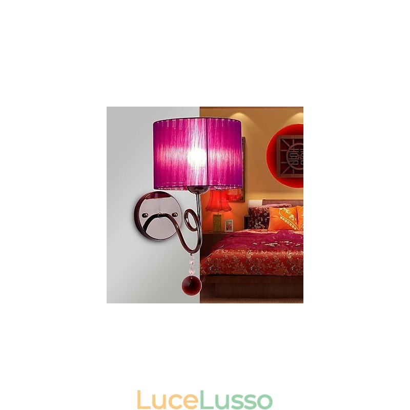 Applique da parete moderne e contemporanee con caratteristica elettroplaccata, luce da parete