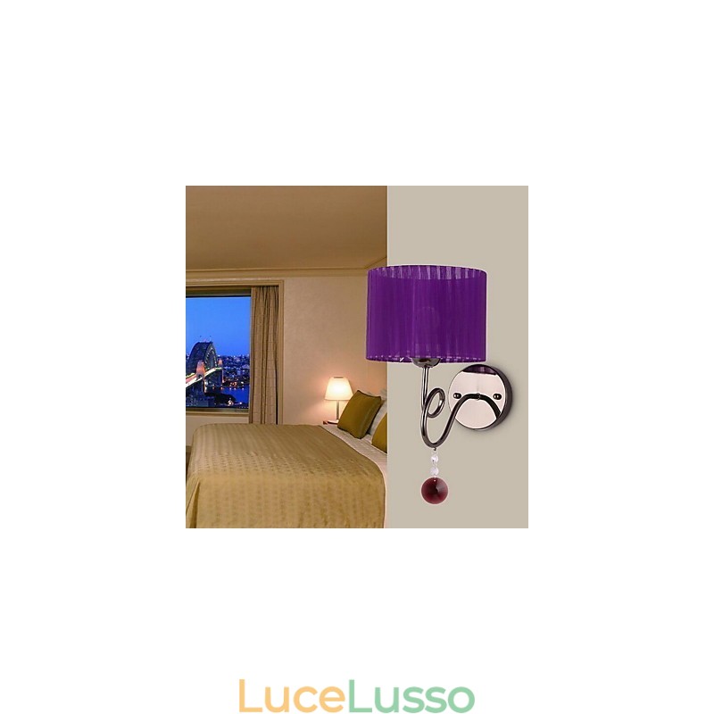 Applique da parete moderne e contemporanee con caratteristica elettroplaccata, luce da parete