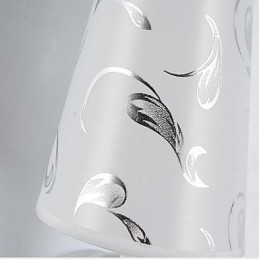 Applique da parete moderne e contemporanee con caratteristica elettroplaccata, luce da parete