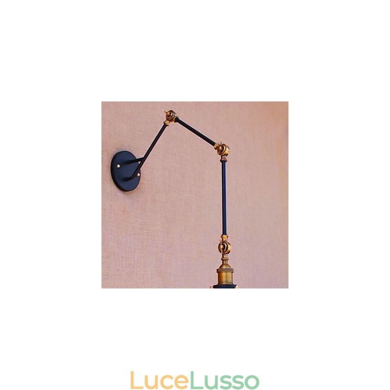 Rustic Lodge Country Chrome Feature per luce ambientale per braccio oscillante Luci per braccio oscillante