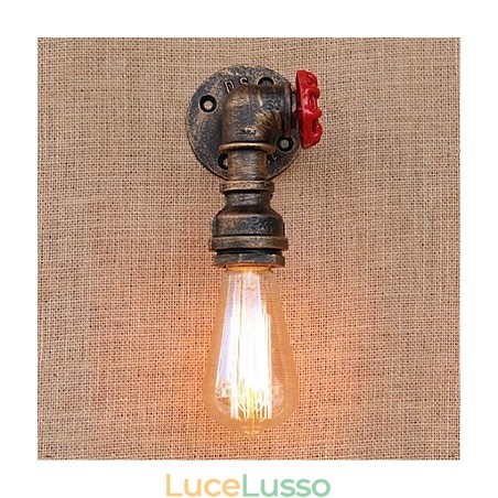 Lampada da parete decorativa piccola con tubo dell'acqua semplice Nostalgia Lampada da parete decorativa piccola con tubo dell'acqua semplice Nostalgia