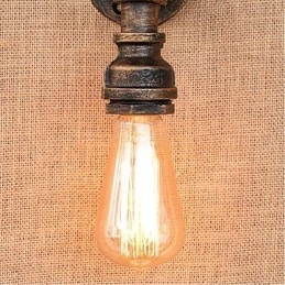 Lampada da parete decorativa piccola con tubo dell'acqua semplice Nostalgia
