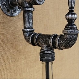 Lampada da parete retrò con interruttore, bar, caffetteria, ristorante, navata, pipa ad acqua, bottiglia