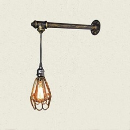 Applique da parete vintage Loft con interruttore Applique da parete industriale Edison Fashion Simplicity Base in metallo