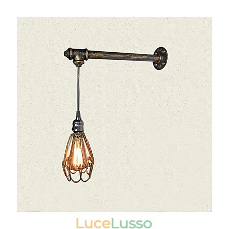 Applique da parete vintage Loft con interruttore Applique da parete industriale Edison Fashion Simplicity Base in metallo Applique da parete vintage Loft con interruttore Applique da parete industriale Edison Fashion Simplicity Base in metallo