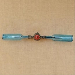 Lampada da parete retrò American Village Creative Industry Wind Designer Water Bottle Wall Light Blue