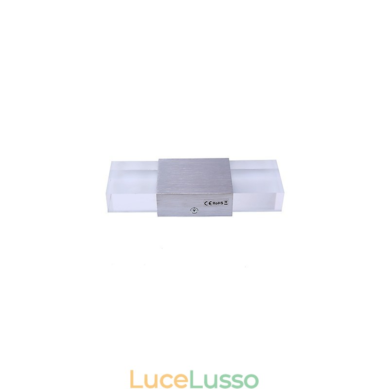 6 Presa per tubo fluorescente Moderna contemporanea Caratteristica brillante per applique da parete con luce ambientale Applique da parete