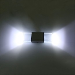 6 Presa per tubo fluorescente Moderna contemporanea Caratteristica brillante per applique da parete con luce ambientale Applique da parete