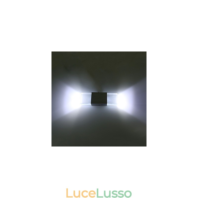 6 Presa per tubo fluorescente Moderna contemporanea Caratteristica brillante per applique da parete con luce ambientale Applique da parete