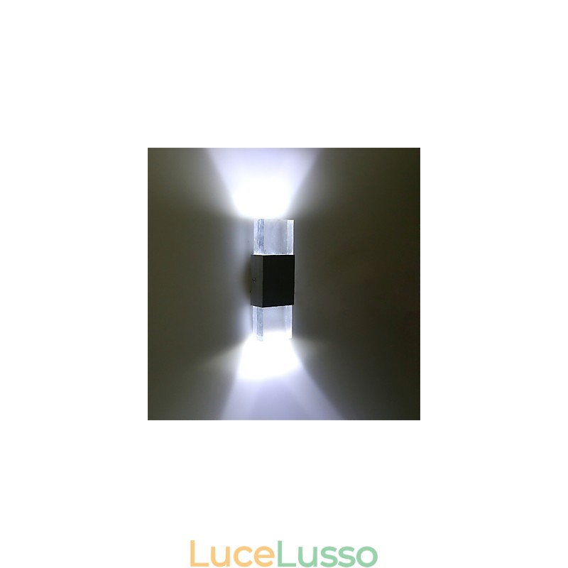 6 Presa per tubo fluorescente Moderna contemporanea Caratteristica brillante per applique da parete con luce ambientale Applique da parete