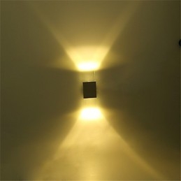 6 Presa per tubo fluorescente Moderna contemporanea Caratteristica brillante per applique da parete con luce ambientale Applique da parete