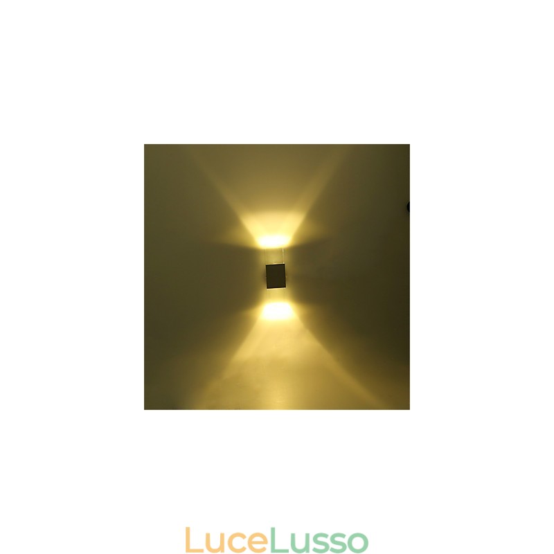 6 Presa per tubo fluorescente Moderna contemporanea Caratteristica brillante per applique da parete con luce ambientale Applique da parete