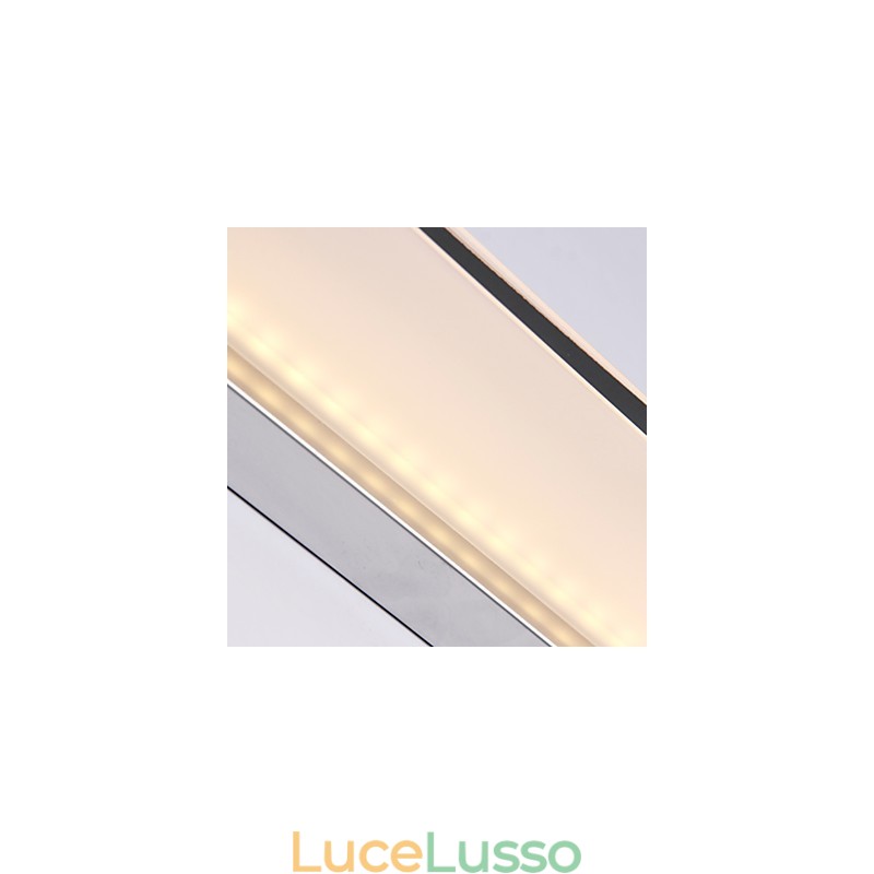 Lampada da parete per illuminazione da bagno moderna e contemporanea elettrolitica integrata per luce ambientale