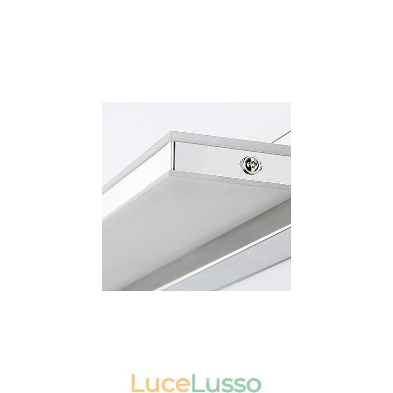 Lampada da parete per illuminazione da bagno moderna e contemporanea elettrolitica integrata per luce ambientale