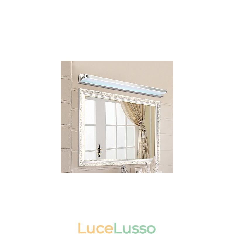 Lampada da parete per illuminazione da bagno moderna e contemporanea elettrolitica integrata per luce ambientale
