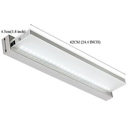 Lampada da parete per illuminazione da bagno moderna e contemporanea elettrolitica integrata per luce ambientale