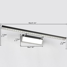 Moderna caratteristica contemporanea galvanizzata per illuminazione da parete per bagno downlight