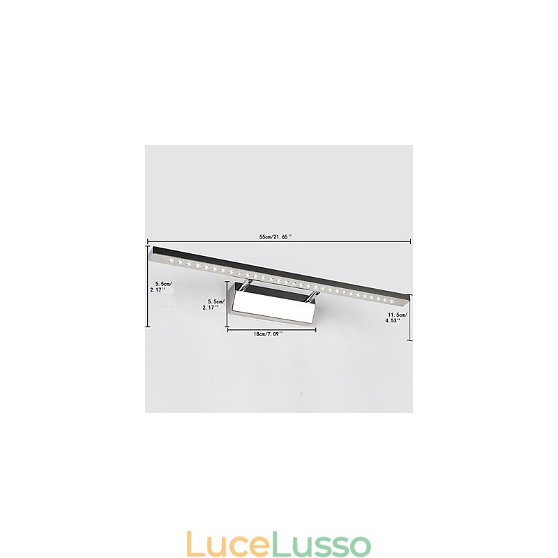 Moderna caratteristica contemporanea galvanizzata per illuminazione da parete per bagno downlight