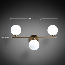 Lampada da parete in vetro moderna contemporanea in bronzo caratteristica per mini stile applique da parete con luce verso l'alto applique da parete