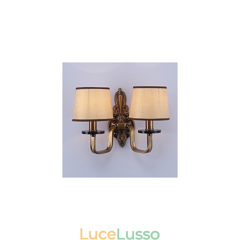 Tradizionale classico elettroplaccato caratteristica per la protezione degli occhi applique da parete downlight applique da parete