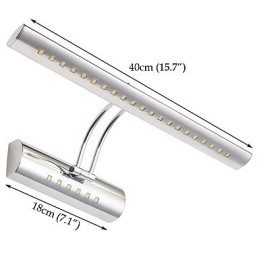 Moderna caratteristica contemporanea galvanizzata per l'illuminazione del bagno Applique da parete