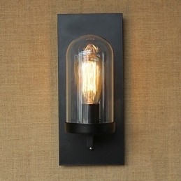 Creativo moderno minimalista Ristorante Bar American country corridoio scale Edison parete singola lampada testa in vetro