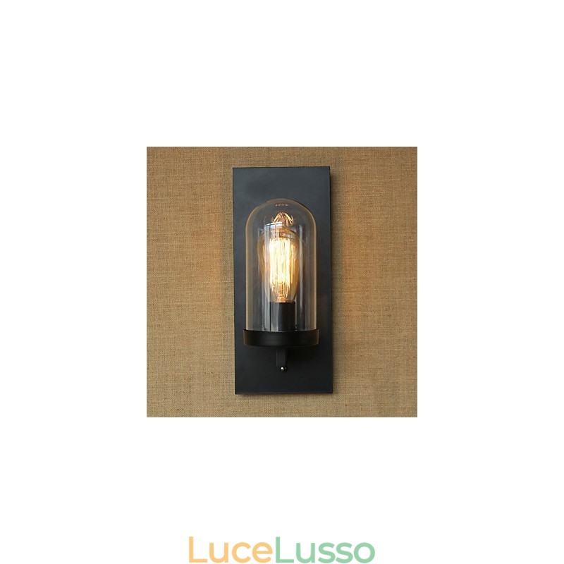 Creativo moderno minimalista Ristorante Bar American country corridoio scale Edison parete singola lampada testa in vetro