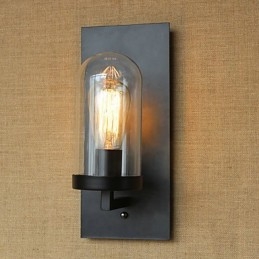 Creativo moderno minimalista Ristorante Bar American country corridoio scale Edison parete singola lampada testa in vetro