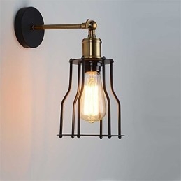 Applique da parete vintage Loft Industrial Edison Fashion Simplicity Applique da parete Base in metallo