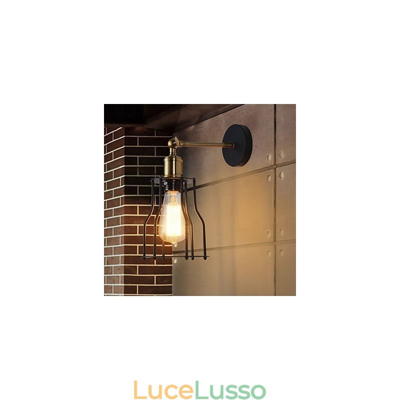 Applique da parete vintage Loft Industrial Edison Fashion Simplicity Applique da parete Base in metallo