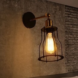 Applique da parete vintage Loft Industrial Edison Fashion Simplicity Applique da parete Base in metallo