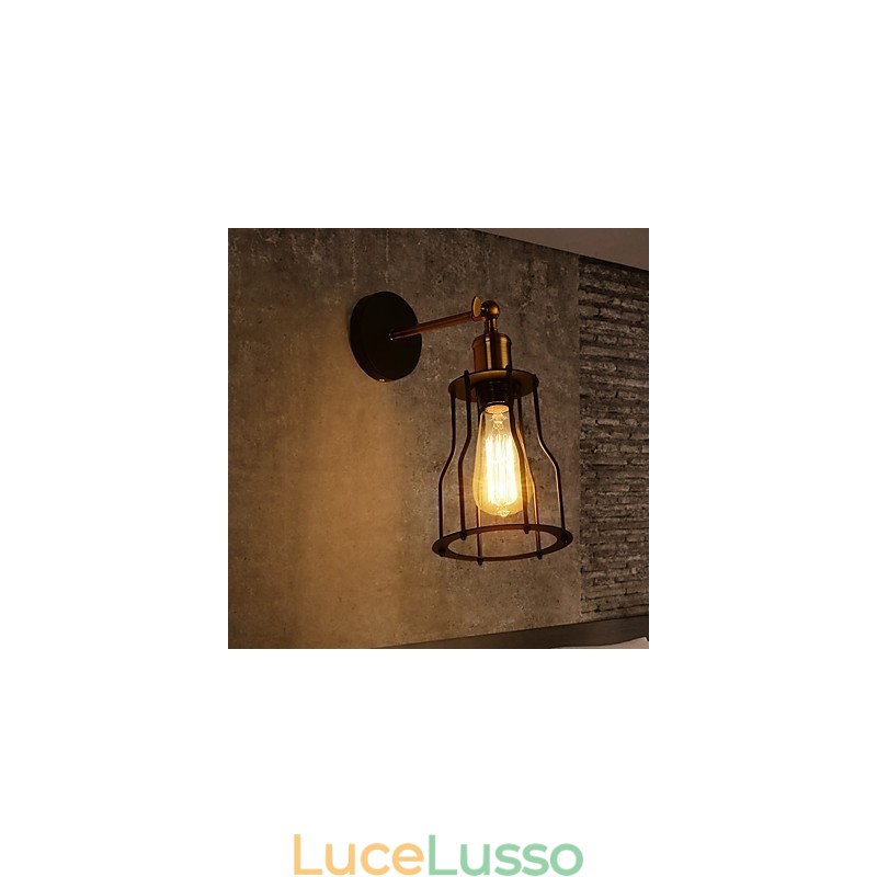 Applique da parete vintage Loft Industrial Edison Fashion Simplicity Applique da parete Base in metallo