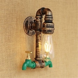 Caratteristica della pittura retrò del paese per applique da parete in stile mini con luce ambientale