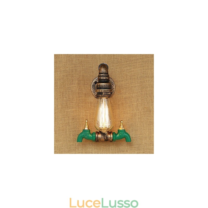 Caratteristica della pittura retrò del paese per applique da parete in stile mini con luce ambientale