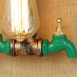 Caratteristica della pittura retrò del paese per applique da parete in stile mini con luce ambientale