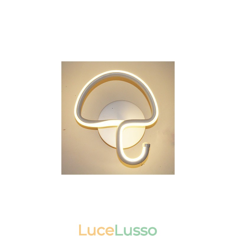 Lampada moderna minimalista Lampada da comodino per camera da letto Corridoi Progetto di hotel Illuminazione Lampada da parete circolare in alluminio