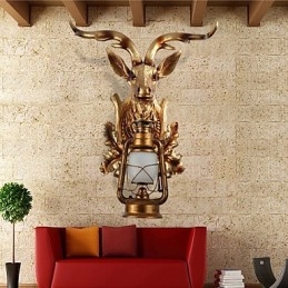 Pittura moderna contemporanea tradizionale classica rustica Lodge Caratteristica per luce ambientale in stile mini