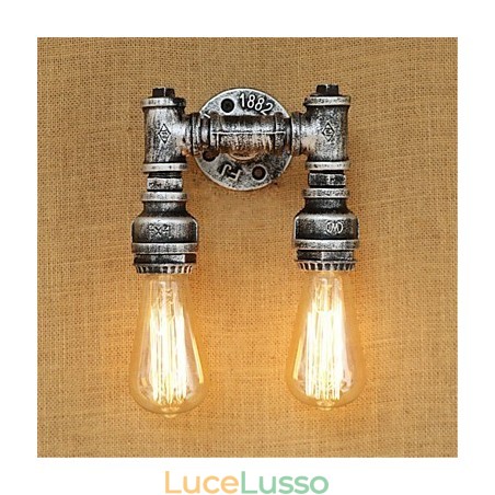 Dipinto rustico retrò in stile rustico per applique da parete con luce ambientale in stile mini Dipinto rustico retrò in stile rustico per applique da parete con luce ambientale in stile mini