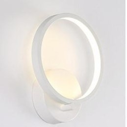 Funzione di pittura moderna contemporanea integrata per luci da parete con luce ambientale Lampada da parete