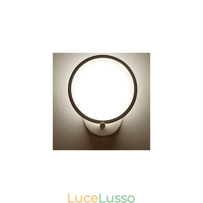 Funzione di pittura moderna contemporanea integrata per luci da parete con luce ambientale Lampada da parete