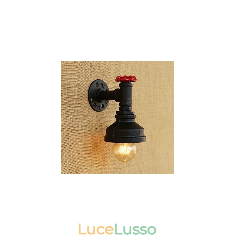 Caratteristica della pittura retrò del paese per applique da parete con luce ambientale