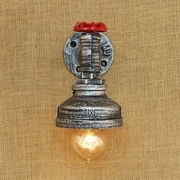 Caratteristica della pittura retrò del paese per applique da parete con luce ambientale